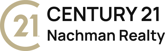 Century 21 Achman logo in black and yellow.